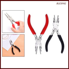 Set of 3-Pieces Jewellery Making Pliers — 6-in-1 Bail Making Looping Plier, Nylon Jaw and Bent Nose Pliers