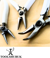 3-Piece Jewellery Making Pliers Set — Round Nose, Chain Nose & Bent Nose Pliers for Wire Works