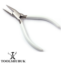 Chain Nose Pliers — Jewellery Making Tool with PVC Grips & Smooth Jaws (5 inches)