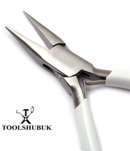 Chain Nose Pliers — Jewellery Making Tool with PVC Grips & Smooth Jaws (5 inches)