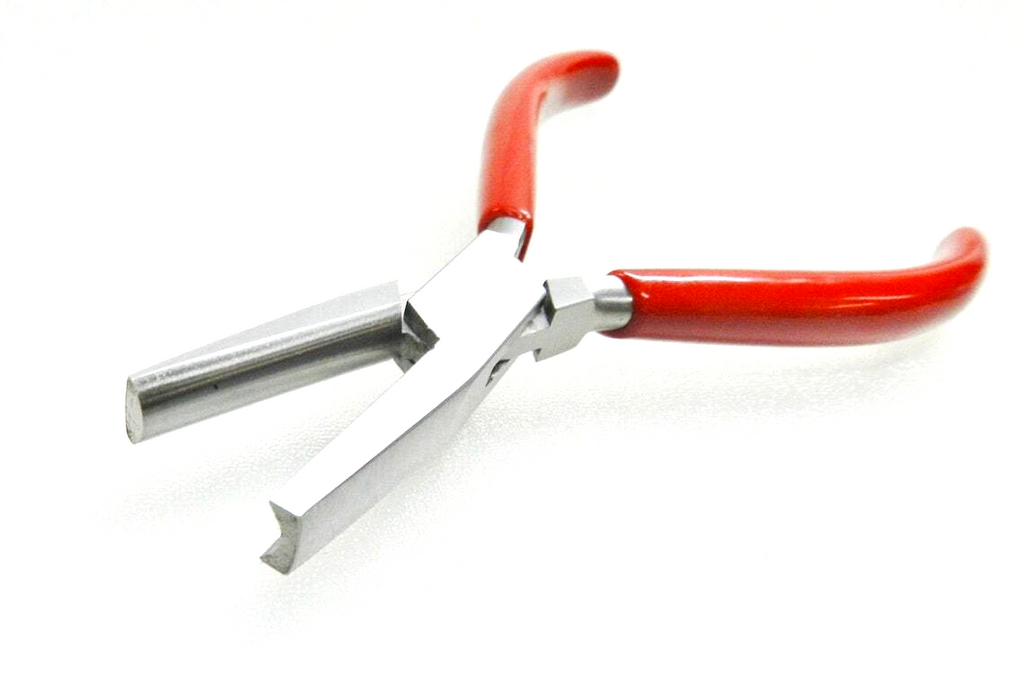 Half Round Concave/Grooved Forming Pliers - Jewelry Making & Craft Bending Tool, 13cm