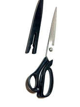 High-quality tailor scissors suitable for professional tailors, fashion designers, and home sewing enthusiasts.
